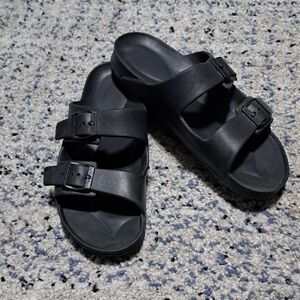 Source Unknown Black Sandals